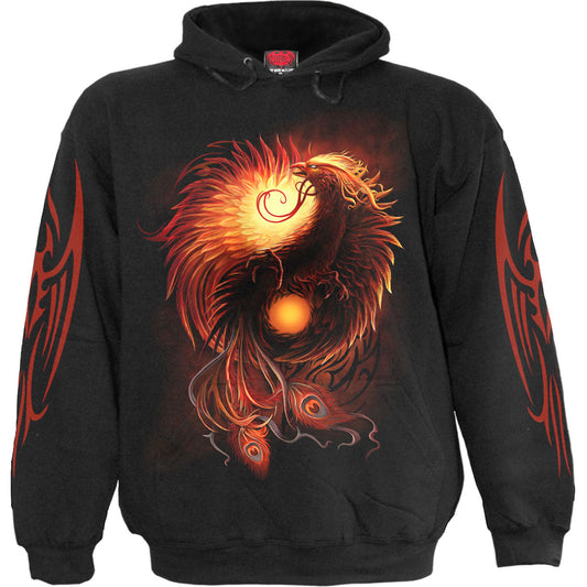 Spiral Pullover Hoodie: Phoenix Arisen