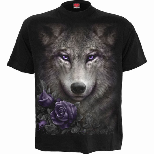 Spiral T-Shirt: Wolf Roses
