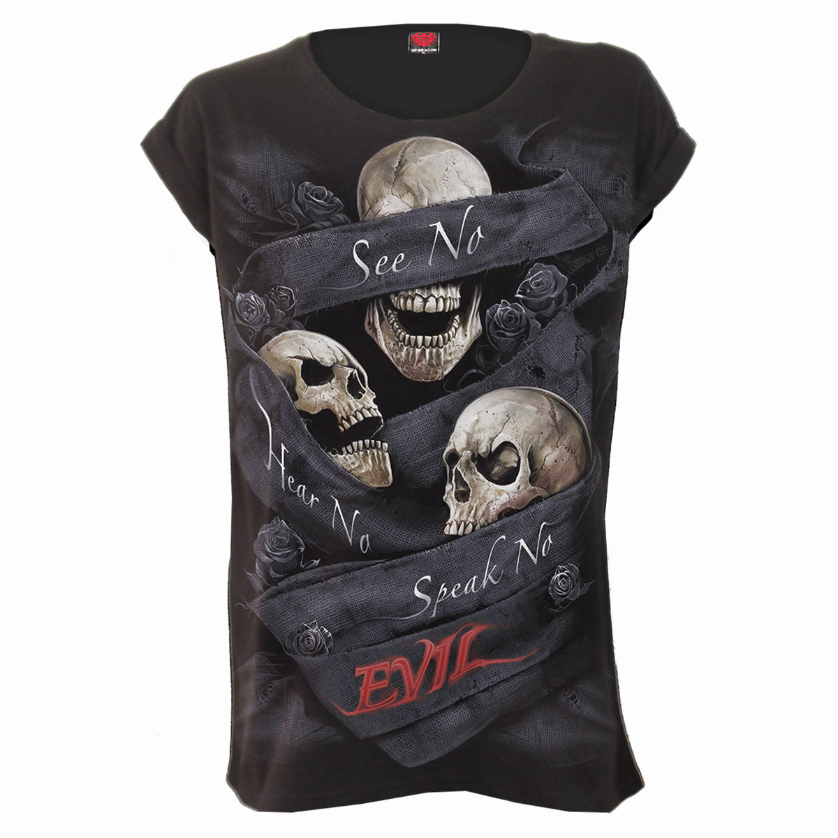 Spiral Ladies Loose Fit T-Shirt: See No Evil