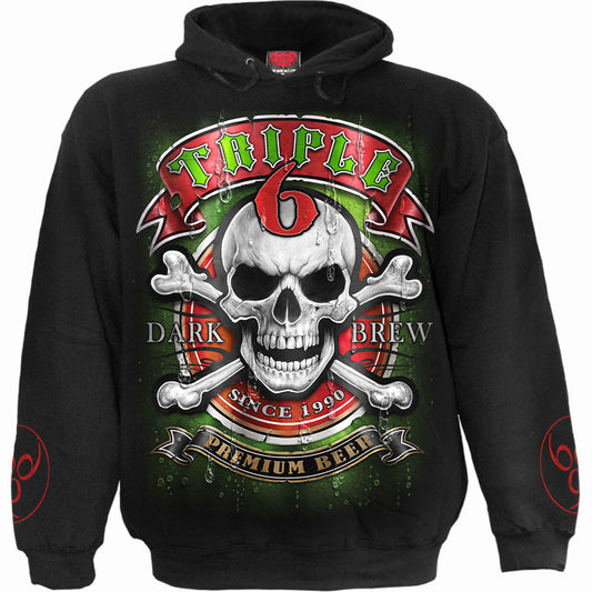 Spiral Pullover Hoodie: Triple 6