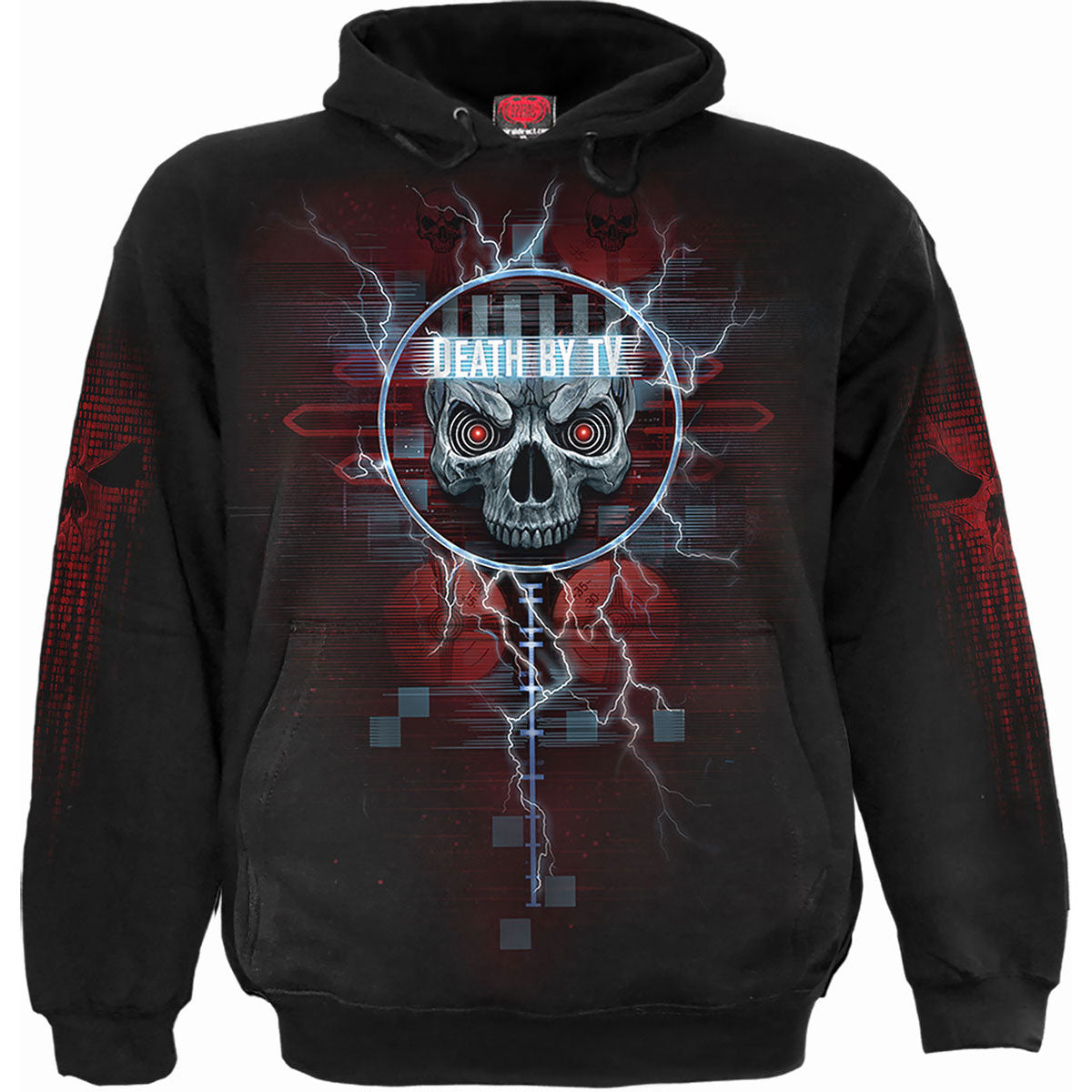 Spiral Pullover Hoodie: Death By Tv