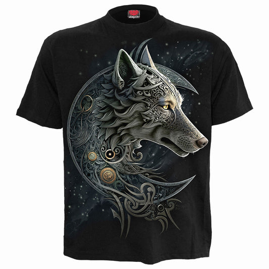 Spiral T-Shirt: Celtic Wolf