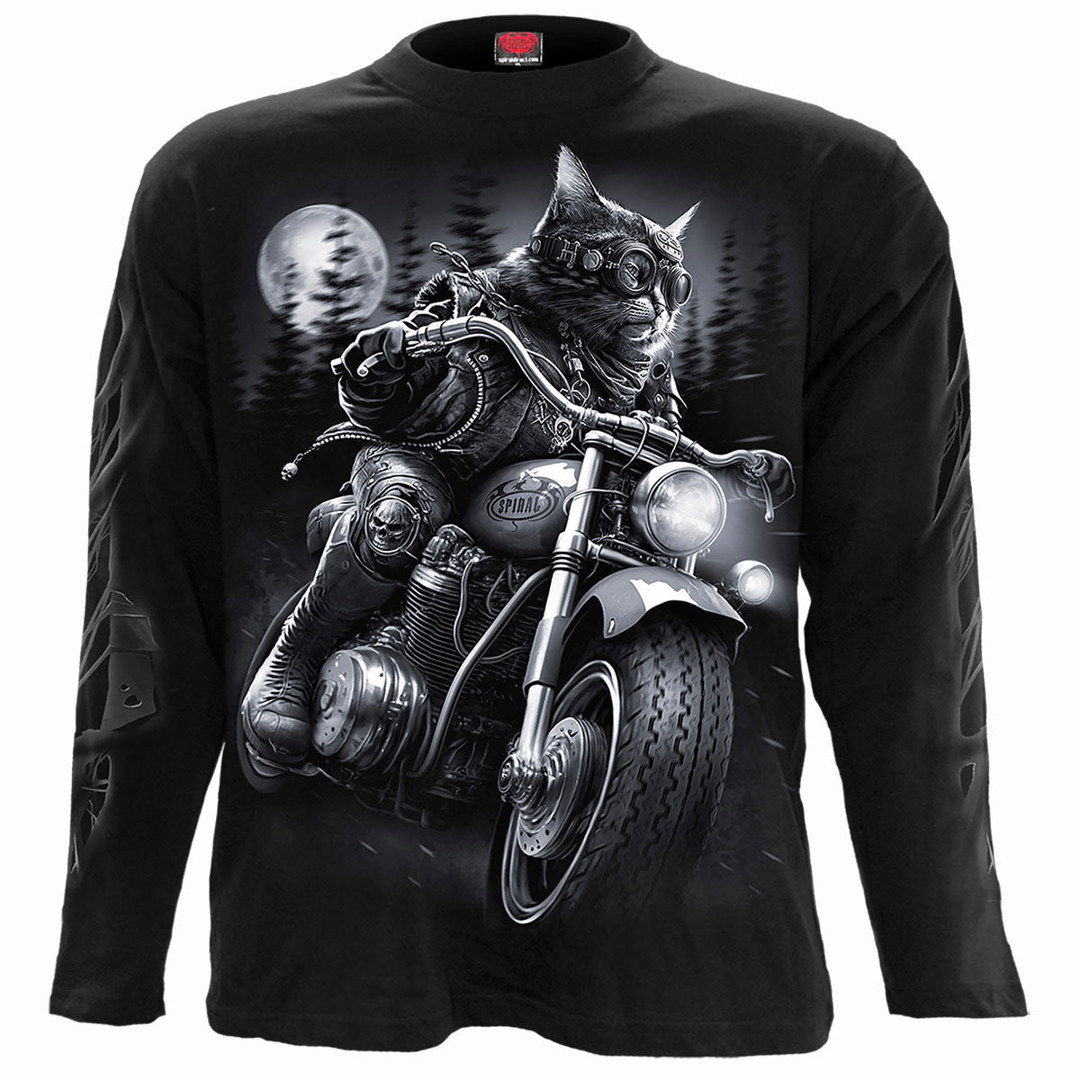 Spiral Long Sleeve T-Shirt: Nine Lives