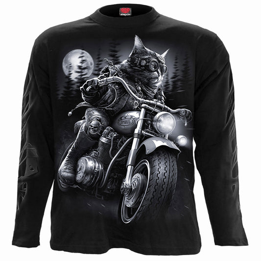 Spiral Long Sleeve T-Shirt: Nine Lives