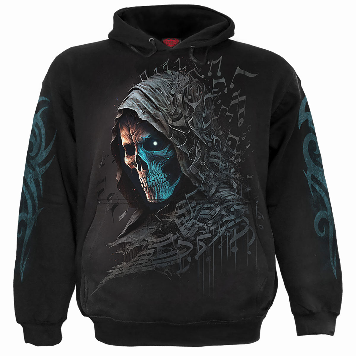 Spiral Pullover Hoodie: Midnight Blues