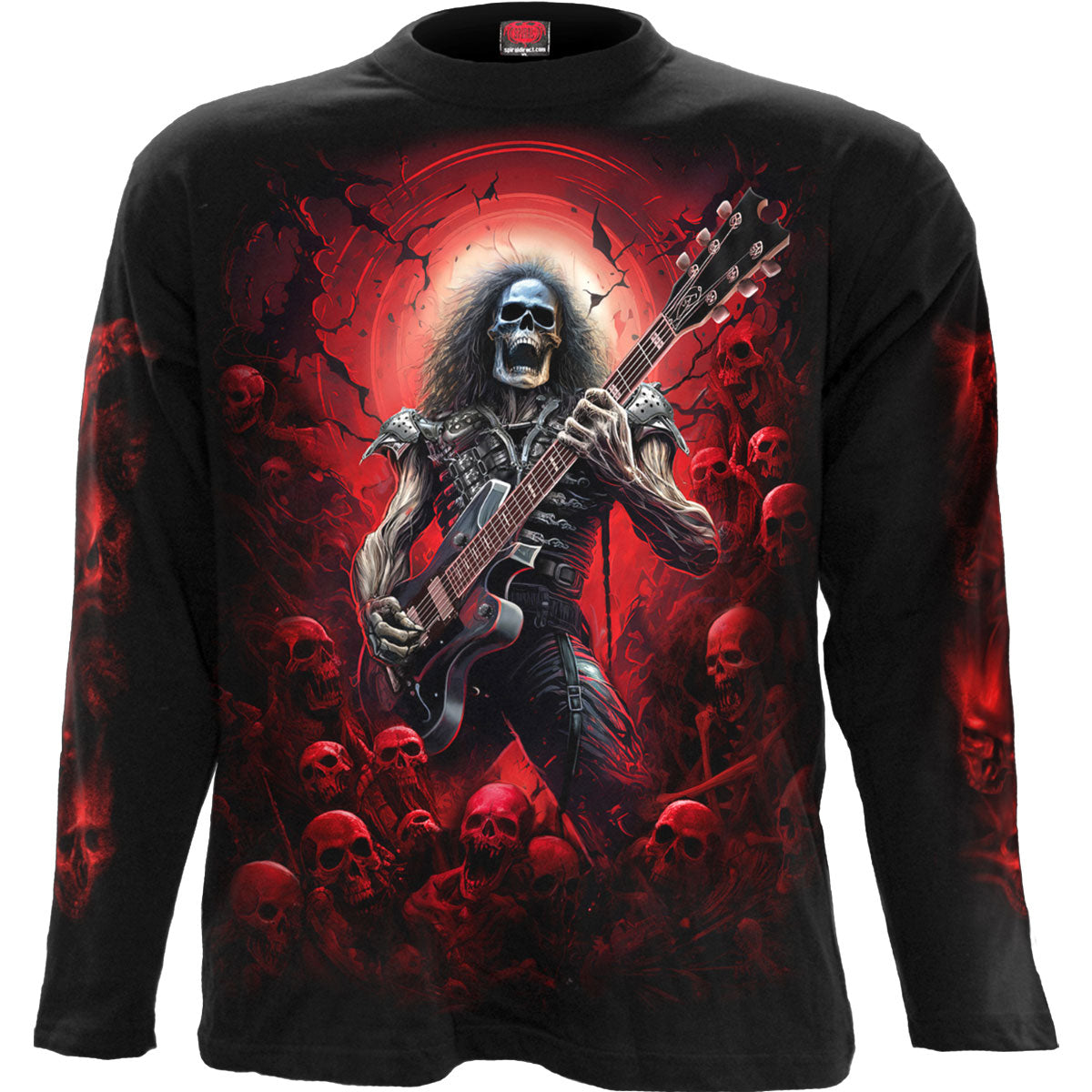 Spiral Long Sleeve T-Shirt: Tomb Of Rock