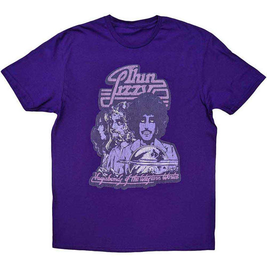 Thin Lizzy T-Shirt: Vagabonds of the Western World Mono Distressed