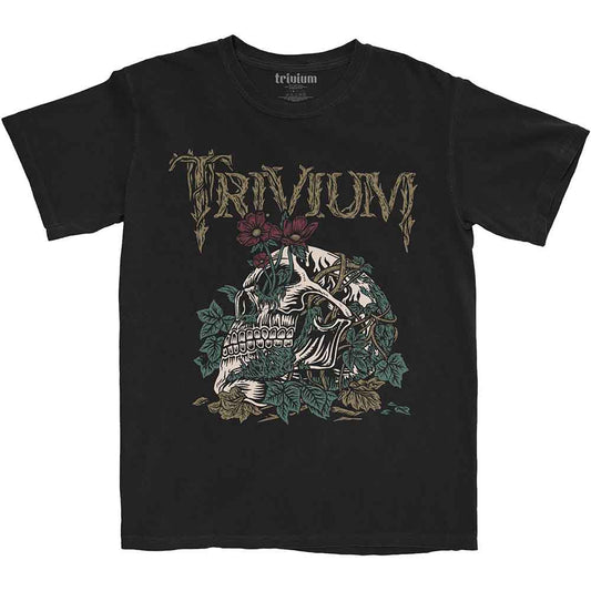 Trivium T-Shirt: Skelly Flower