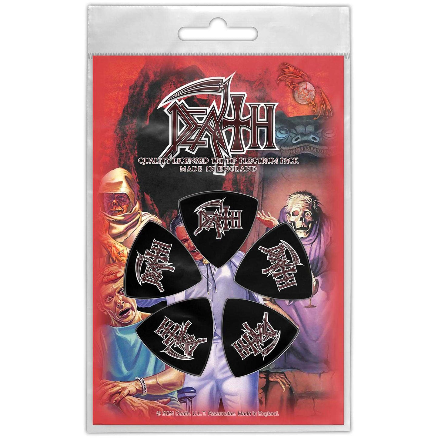 Death Tri-Tip Plectrum Pack: Logo