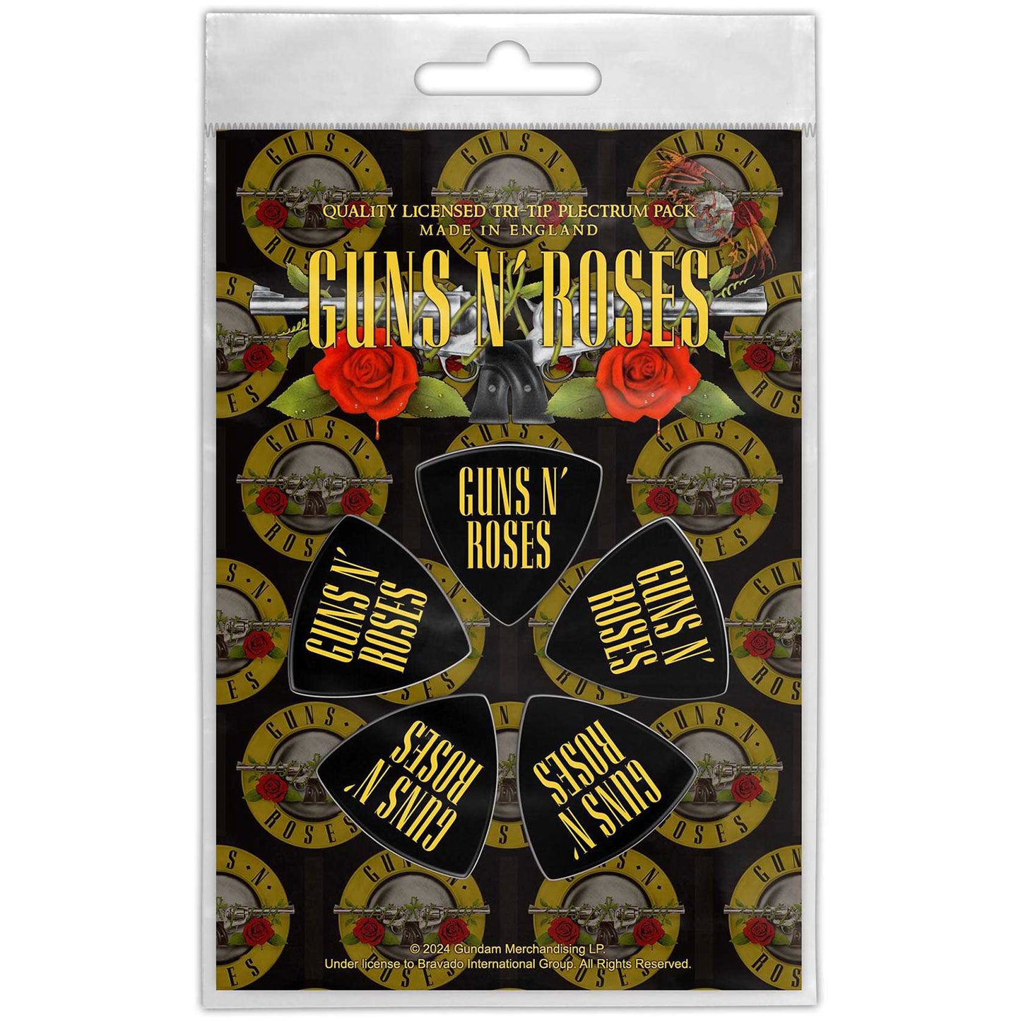 Guns N' Roses Tri-Tip Plectrum Pack: Logo