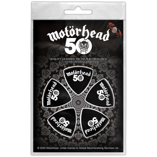 Motorhead Tri-Tip Plectrum Pack: 50