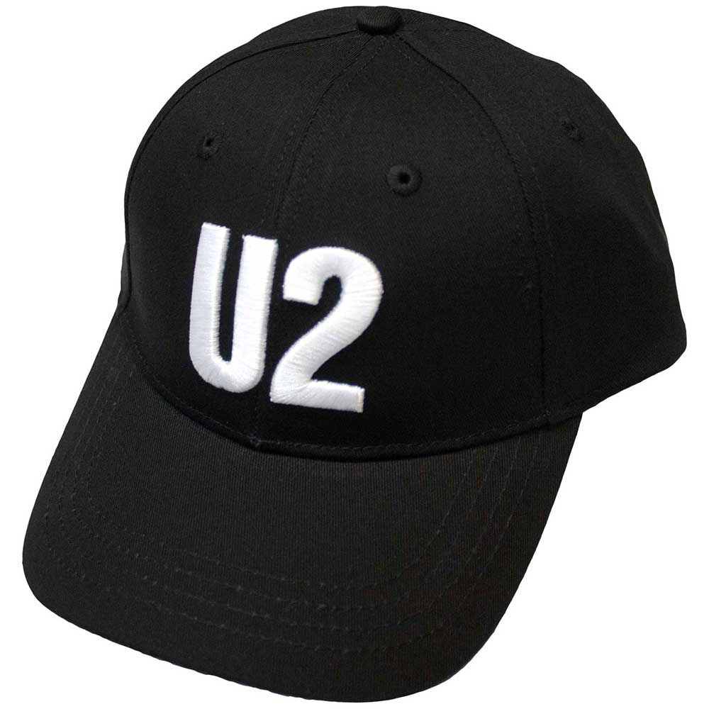 U2 Baseball Cap: White Logo