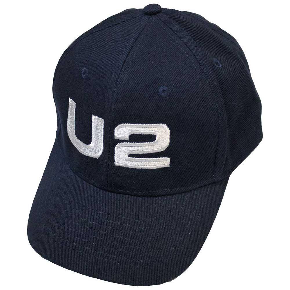 U2 Baseball Cap: White Logo