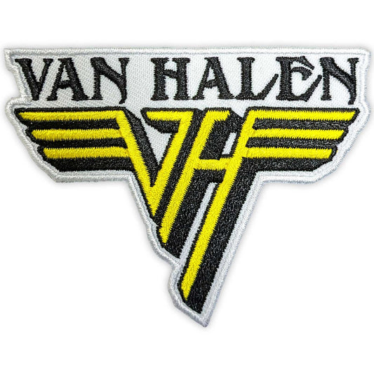 Van Halen Patch: Text & Yellow Logo