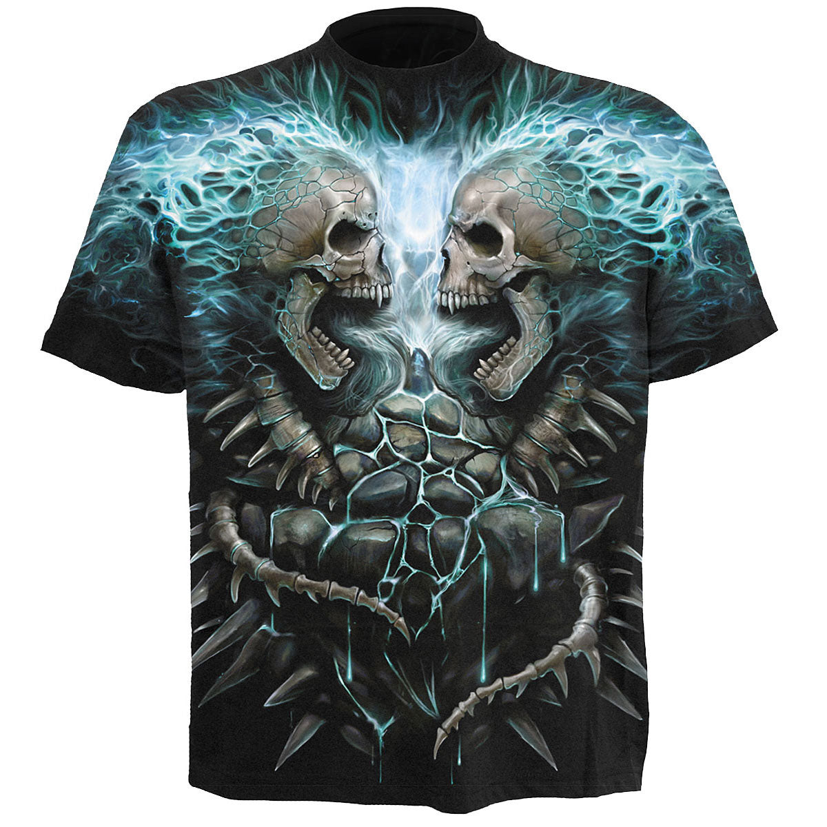 Spiral T-Shirt: Flaming Spine