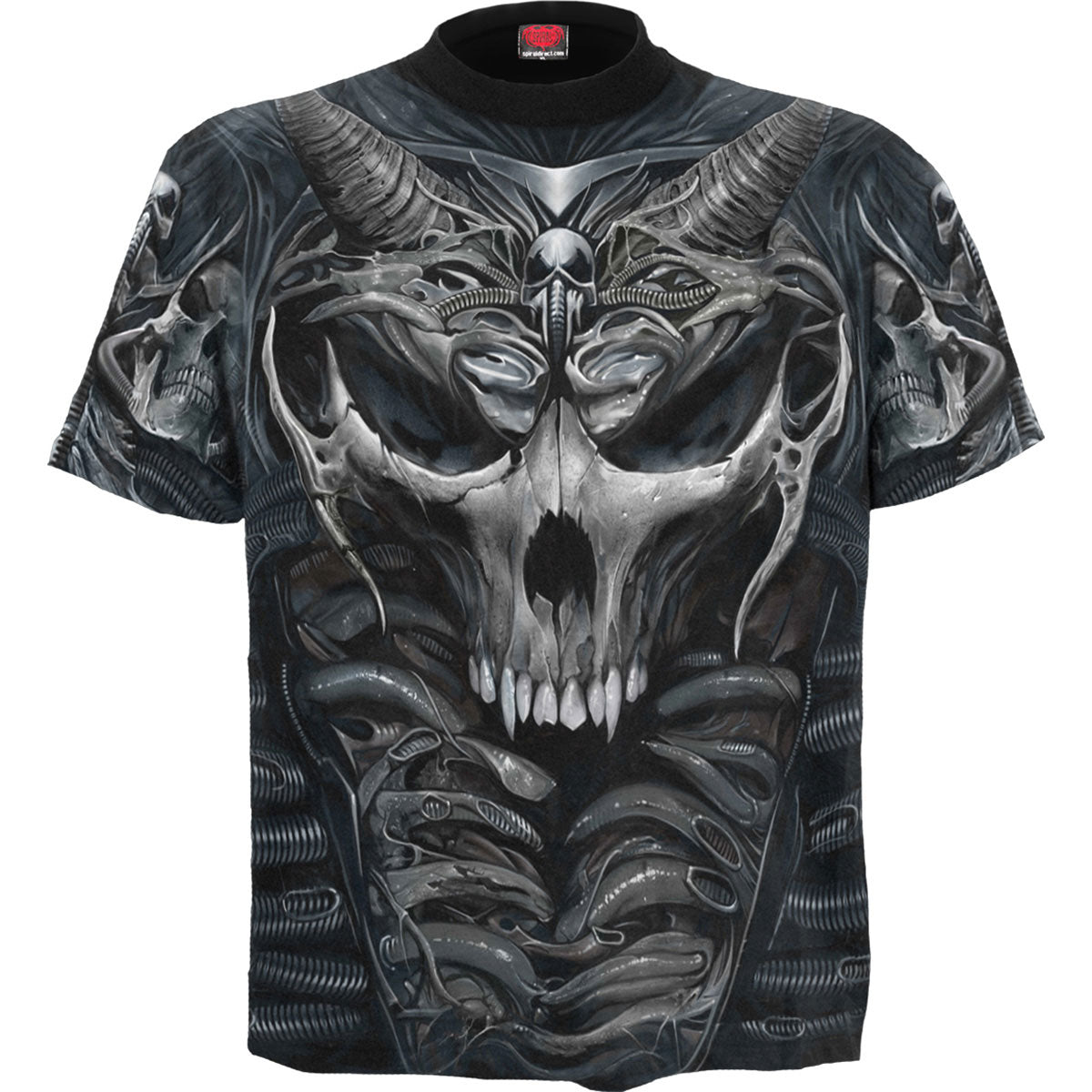 Spiral T-Shirt: Skull Armour