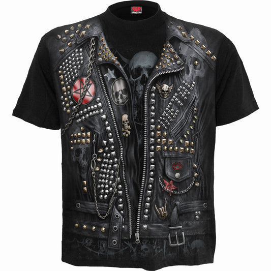 Spiral T-Shirt: Goth Metal