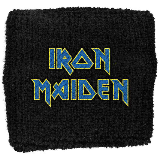 Iron Maiden Embroidered Wristband: Logo Flight 666