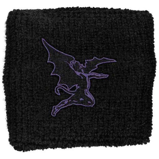 Black Sabbath Embroidered Wristband: Purple Devil