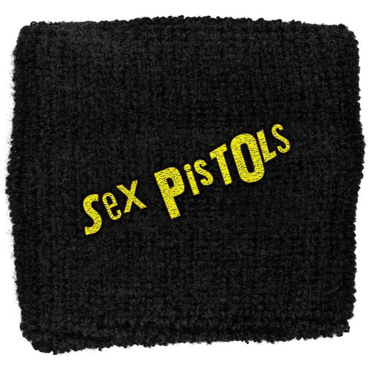 The Sex Pistols Embroidered Wristband: Logo