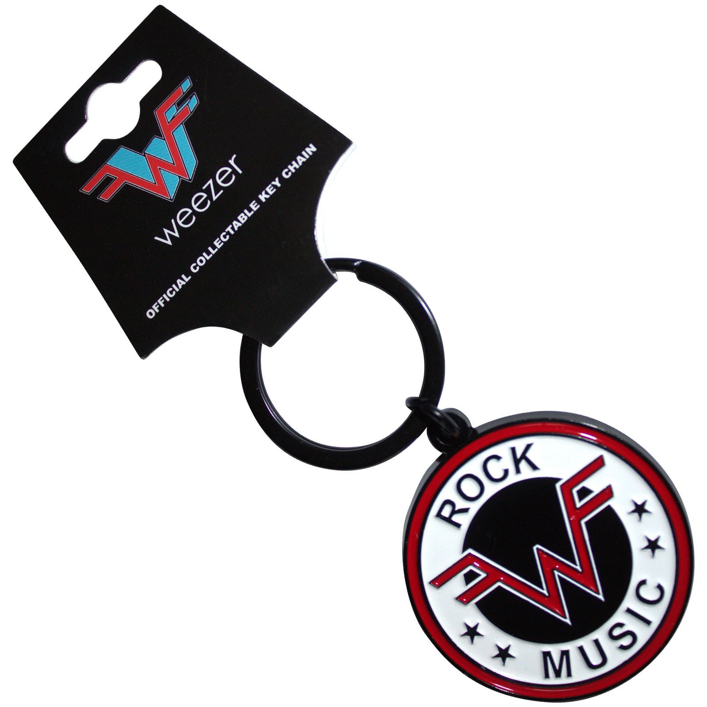 Weezer Keychain: Rock Music Emblem
