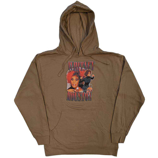 Whitney Houston Pullover Hoodie: 90s Homage