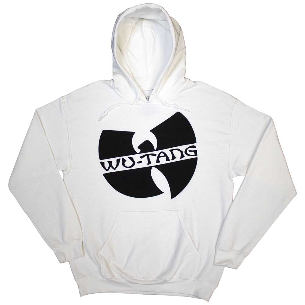 Wu-Tang Clan Pullover Hoodie: Slanted Logo Mono