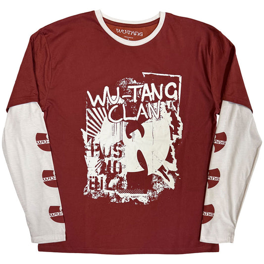 Wu-Tang Clan Layered Long Sleeve T-Shirt: Graffiti
