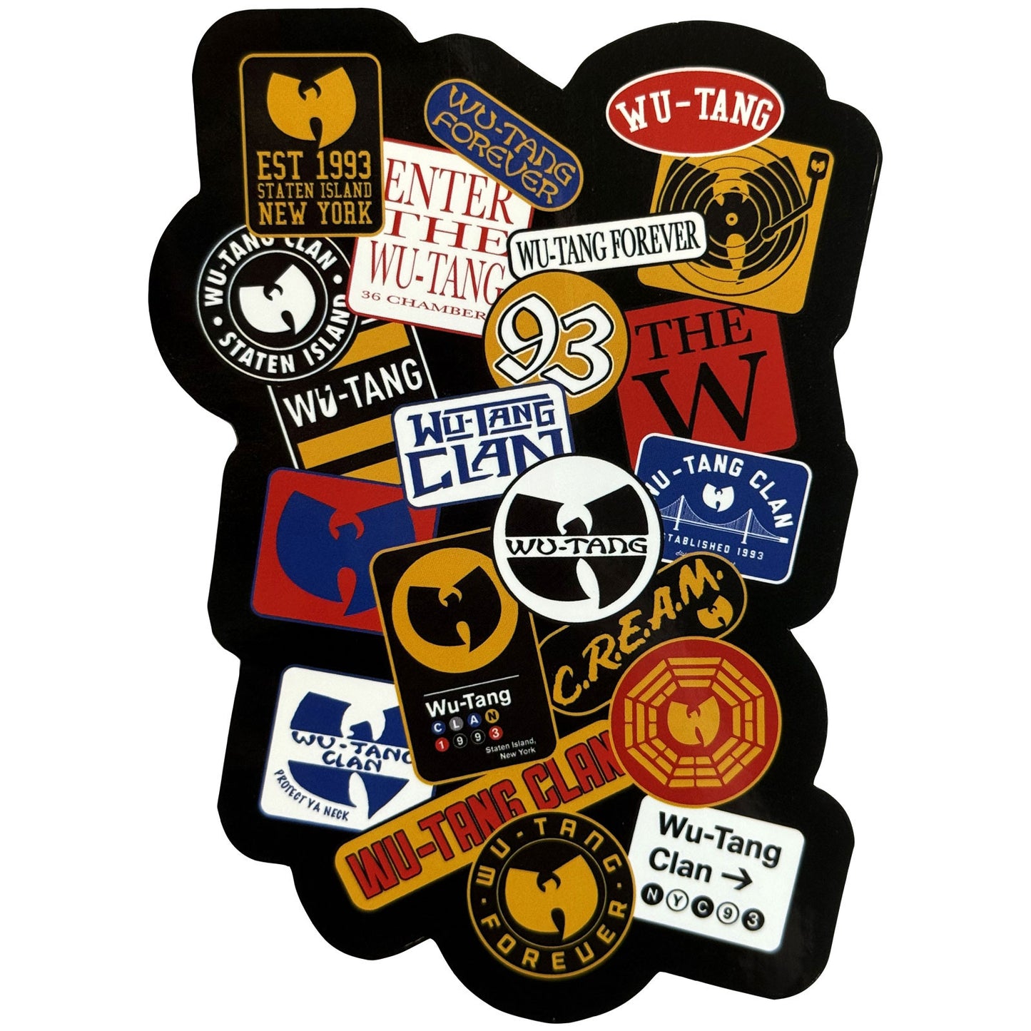 Wu-Tang Clan Sticker: Badges