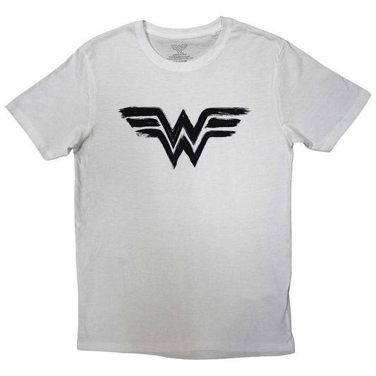 DC Comics T-Shirt: Wonder Woman - Black Paint Logo