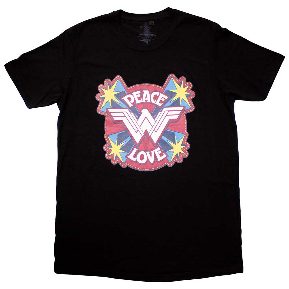 DC Comics T-Shirt: Wonder Woman Peace & Love