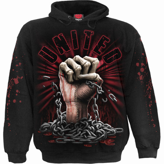 Spiral Pullover Hoodie: We Bleed Together