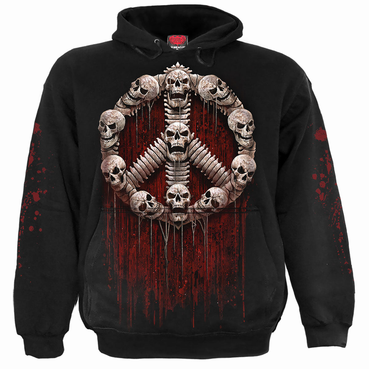 Spiral Pullover Hoodie: War Kills