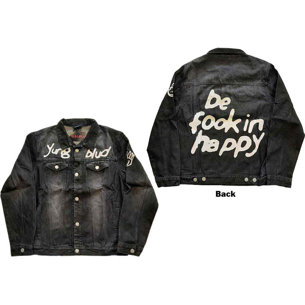Yungblud Denim Jacket: Be Fooking Happy