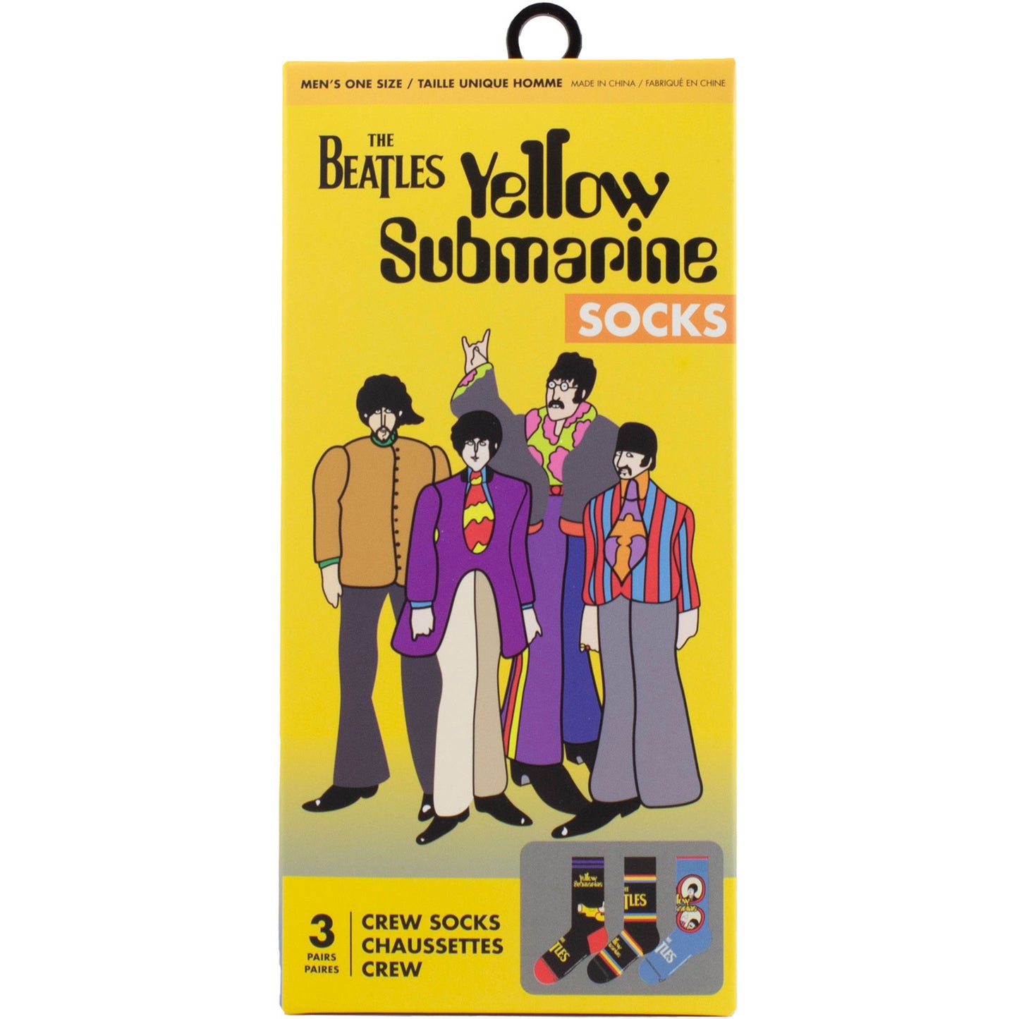 The Beatles Sock Gift Box: Yellow Sub