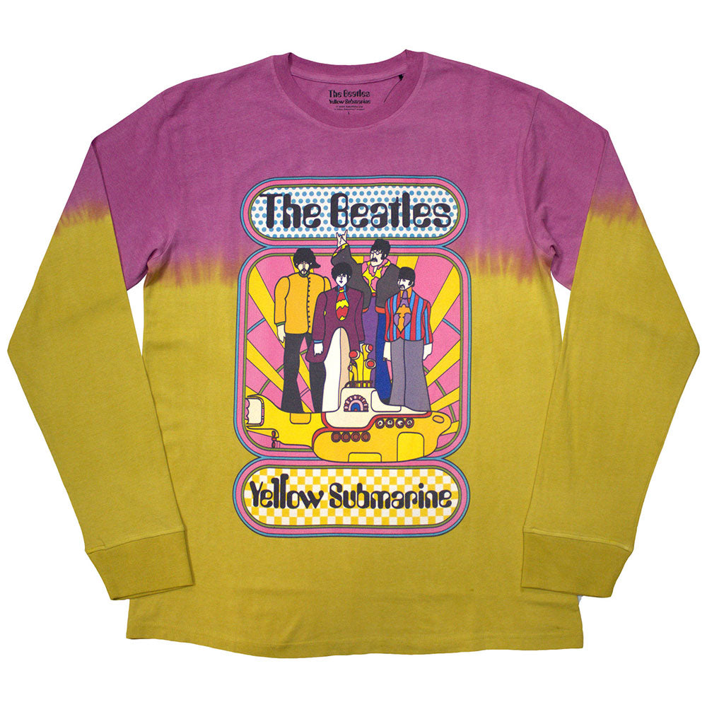 The Beatles Long Sleeve T-Shirt: Yellow Submarine Band Frame