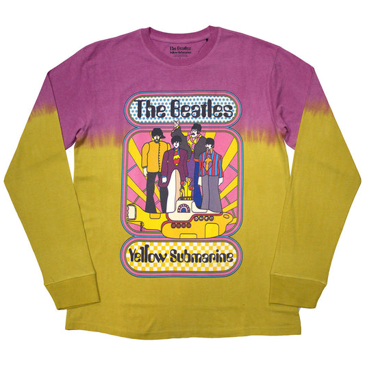 The Beatles Long Sleeve T-Shirt: Yellow Submarine Band Frame