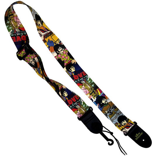 The Beatles Guitar Strap (Poly): Yellow Submarine Montage