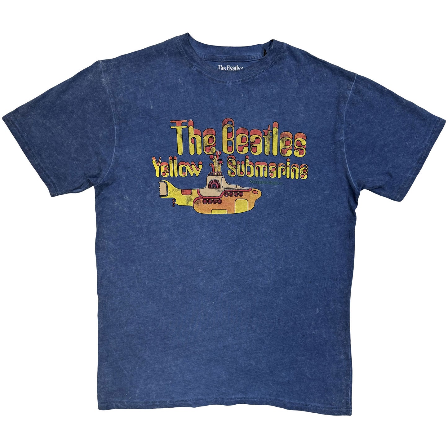 The Beatles T-Shirt: Yellow Submarine Nothing Is Real Snow Wash