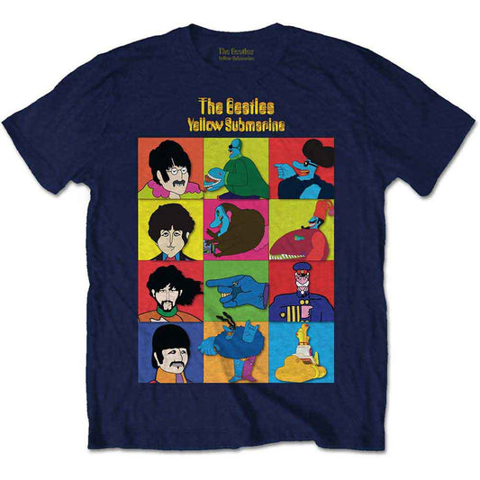 The Beatles T-Shirt: Yellow Submarine Sub Characters