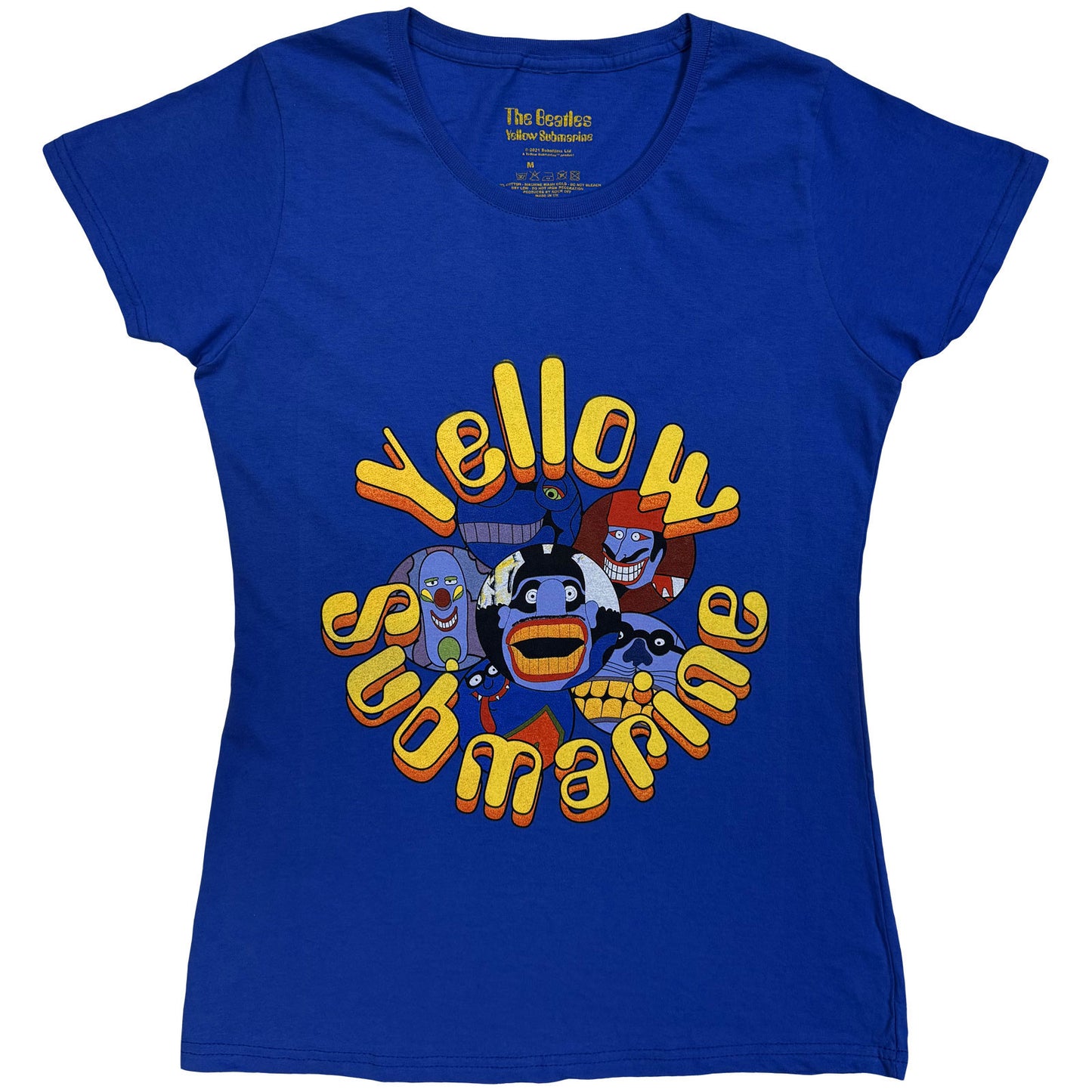 The Beatles Ladies T-Shirt: Yellow Submarine Baddies