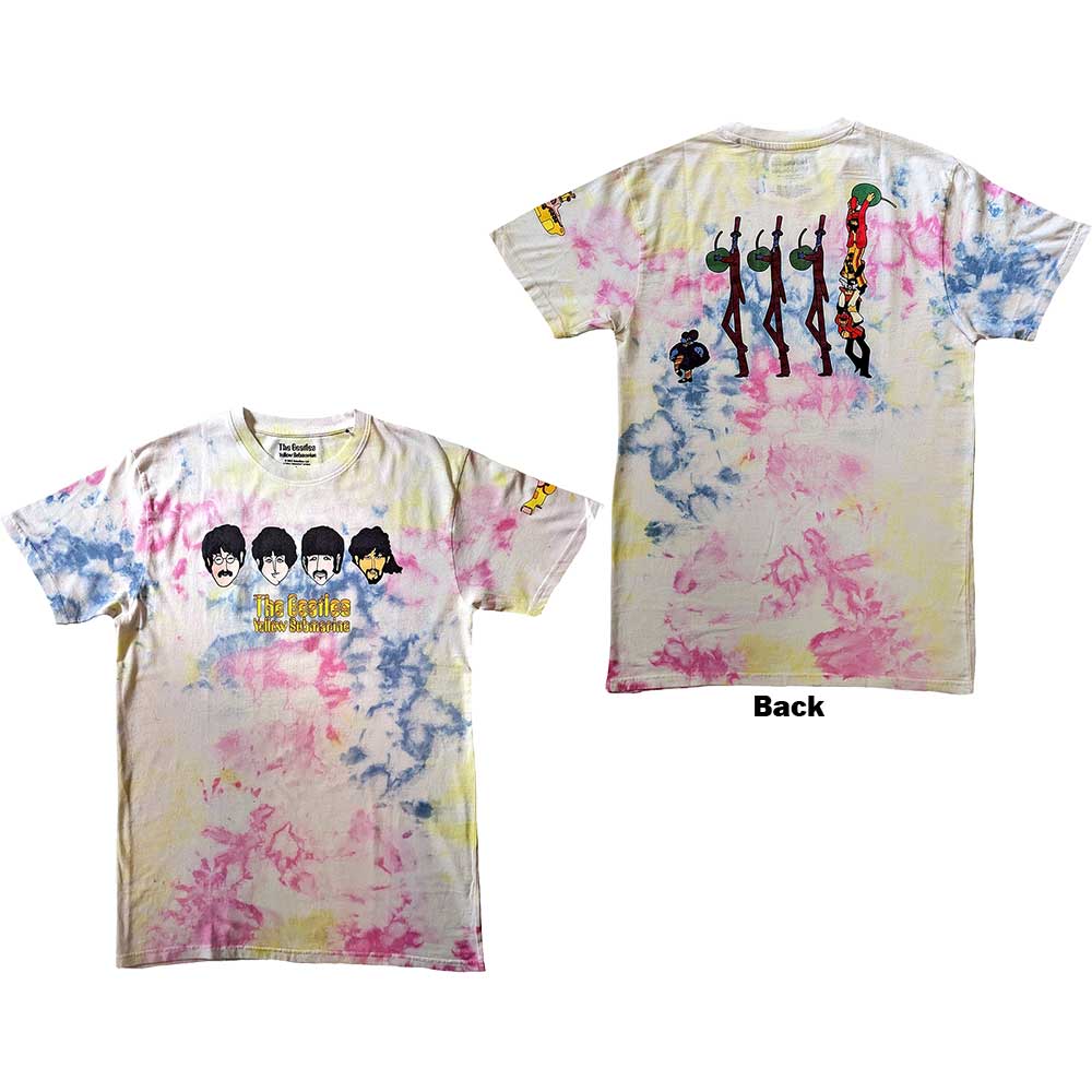 The Beatles T-Shirt: Yellow Submarine Heads & Apple Bonkers