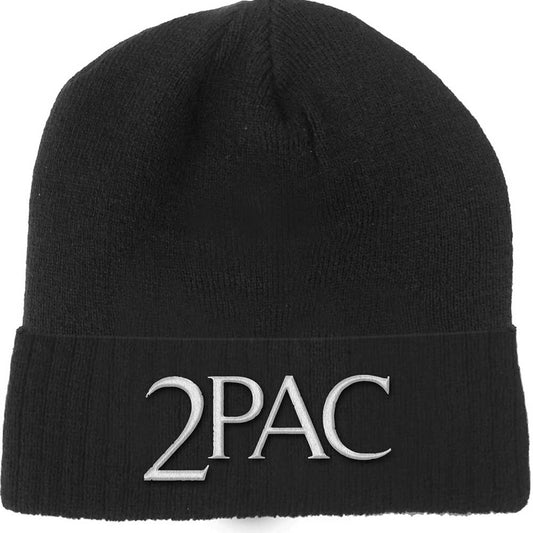 Tupac Beanie Hat: Logo