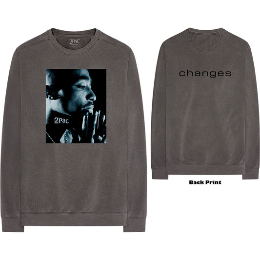 Tupac Long Sleeve T-Shirt: Changes Side Photo