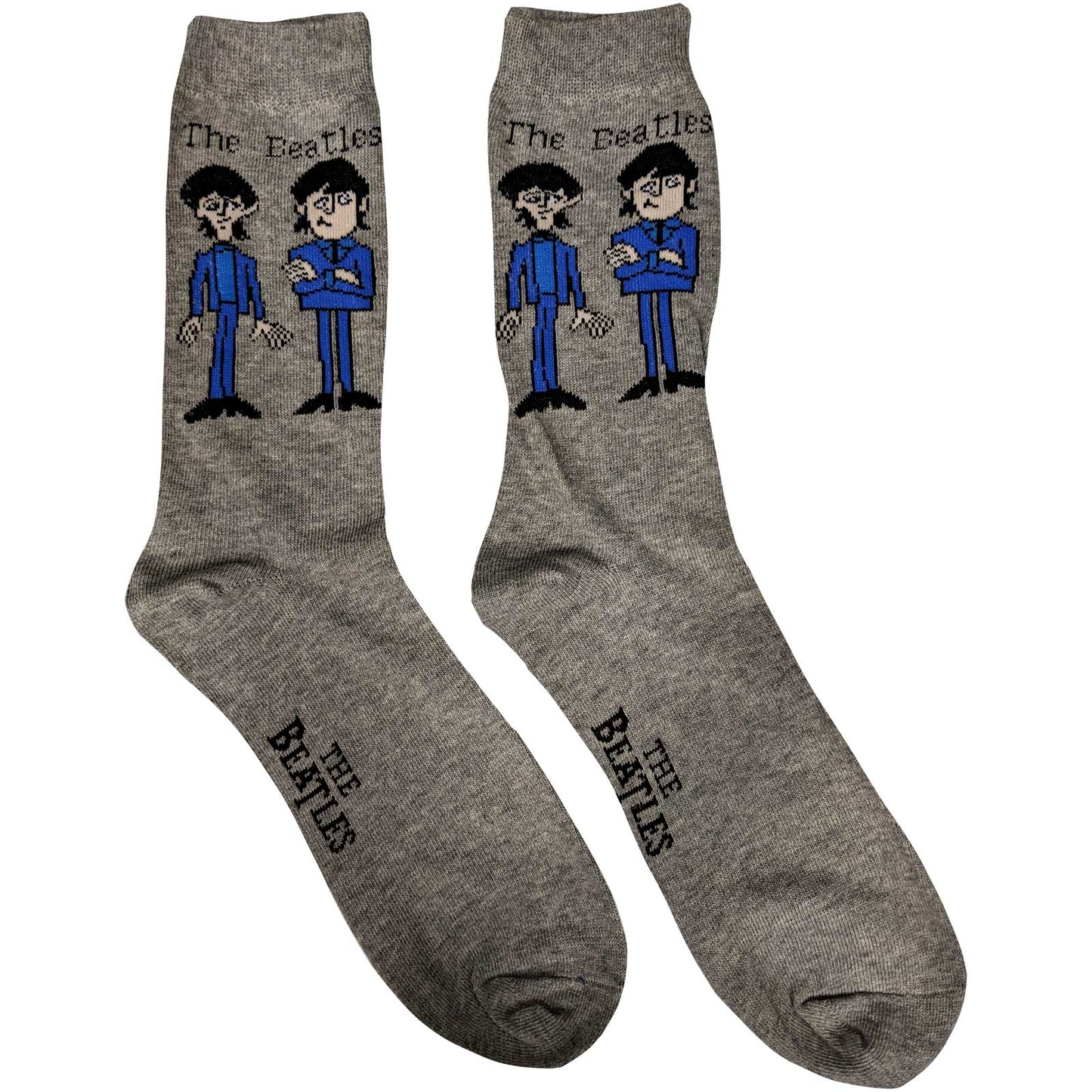 The Beatles Socks: Cartoon Standing