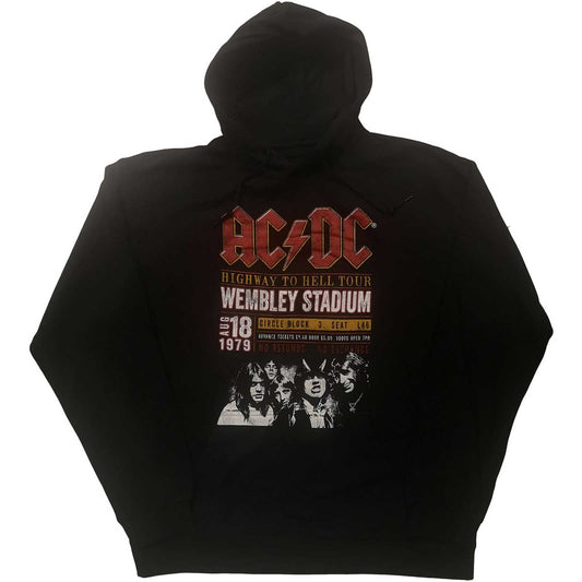 AC/DC Pullover Hoodie: Wembley '79