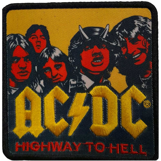AC/DC Standard Printed Patch: Highway To Hell Alt Colour