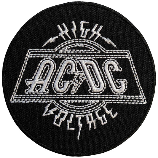 AC/DC Standard Woven Patch: High Voltage