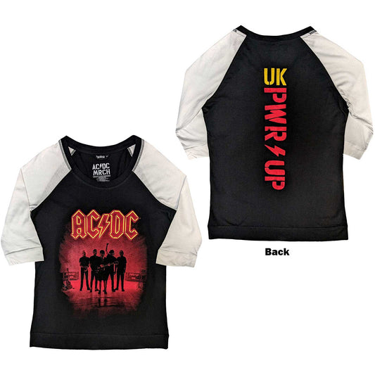 AC/DC Ladies T-Shirt: PWR-UP UK