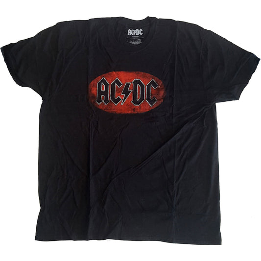 AC/DC T-Shirt: Oval Logo Vintage